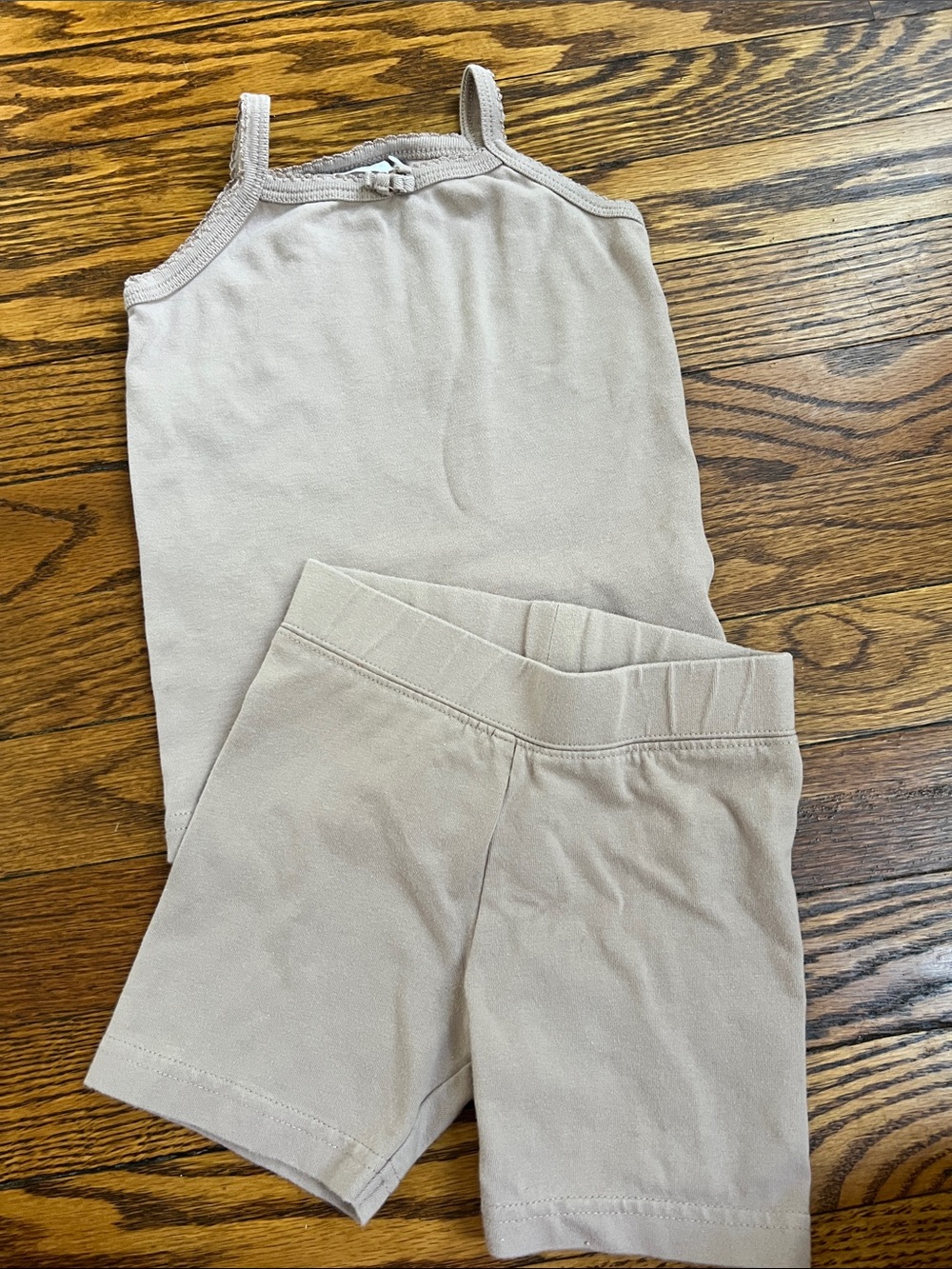 Jamie Kay Singlet and bike short set softest mauve